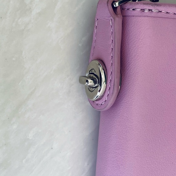 COACH GARY BASEMAN PURPLE ACCORDION WALLET - Picture 8 of 14